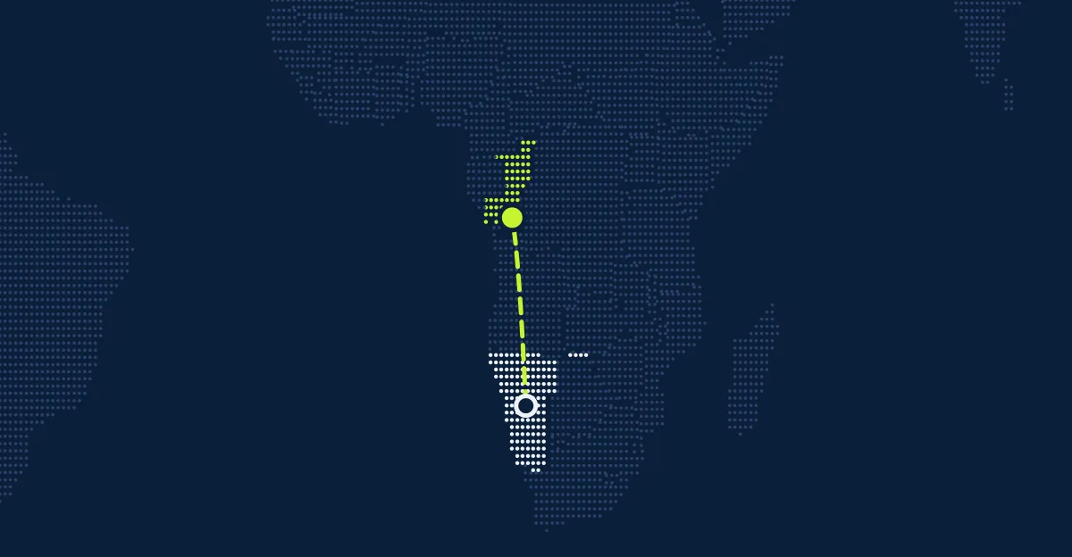 Namíbia → República do Congo