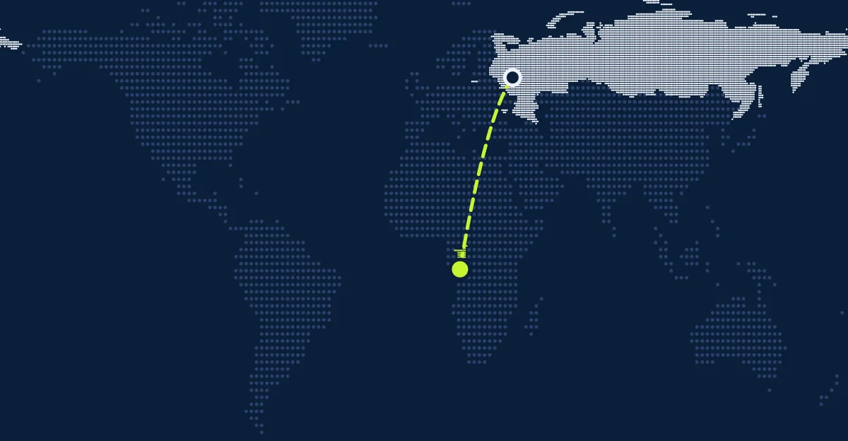 ロシア → コンゴ共和国(ブラザビル)