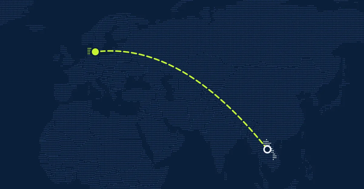 Laos → Dänemark