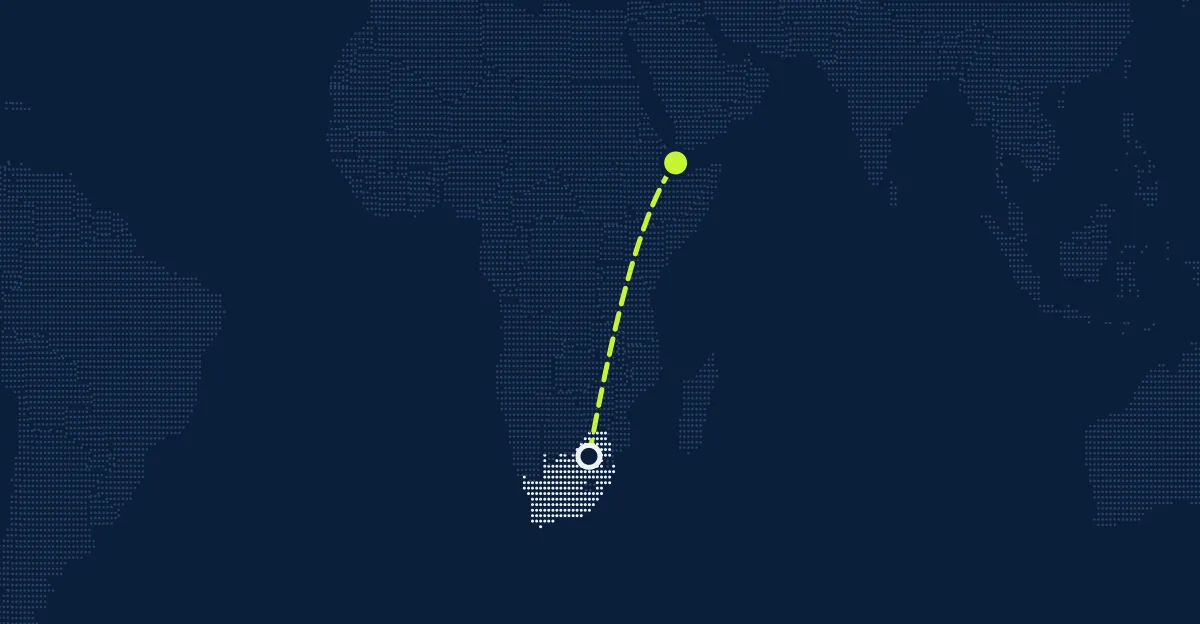 Afrique du Sud → Djibouti