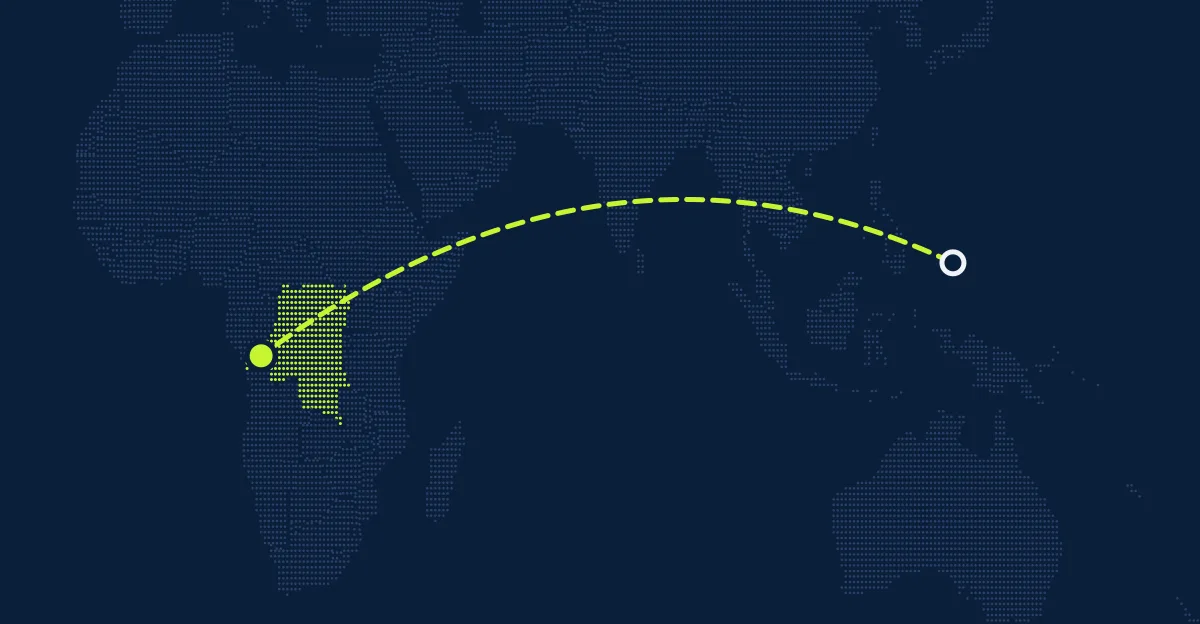 Palau → Kongo - Kinşasa