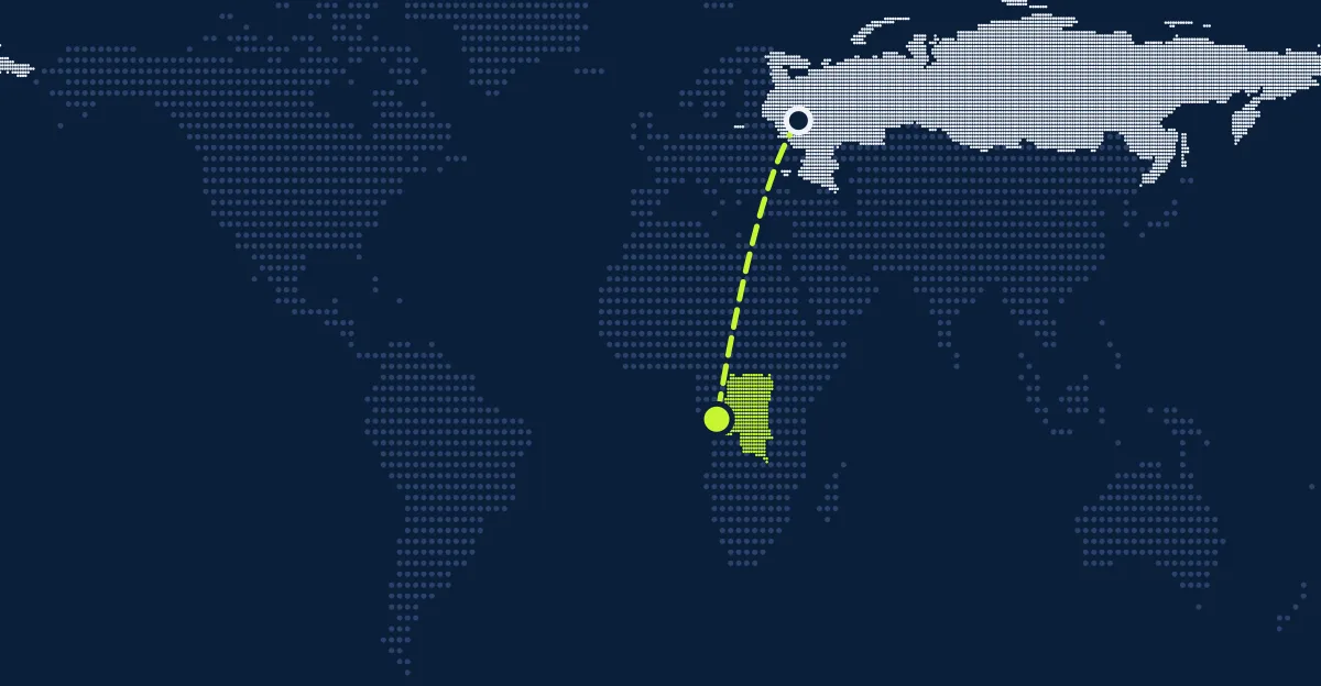 Rússia → Congo - Kinshasa
