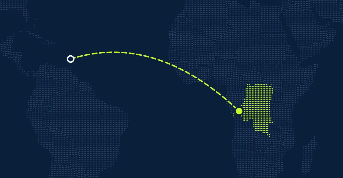 São Vicente e Granadinas → Congo - Kinshasa