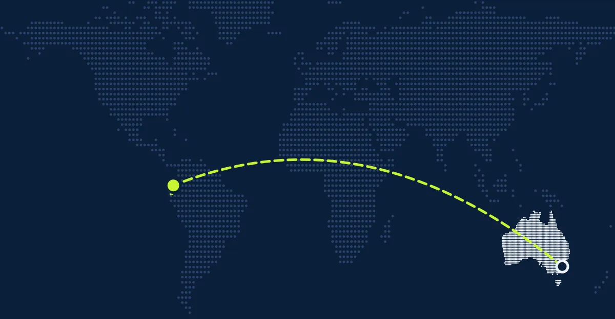 Australien → Ecuador