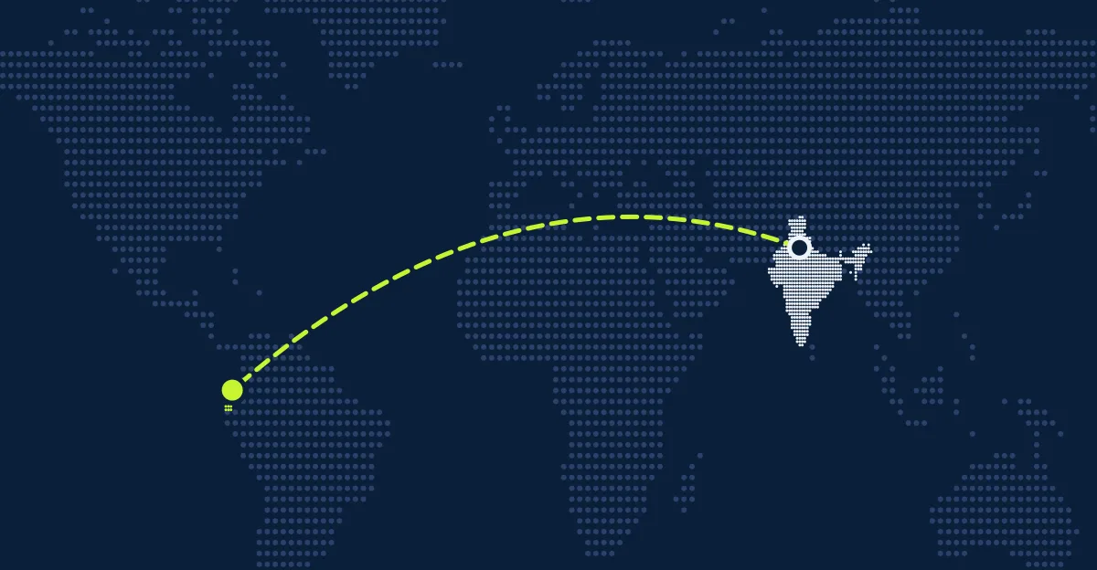インド → エクアドル