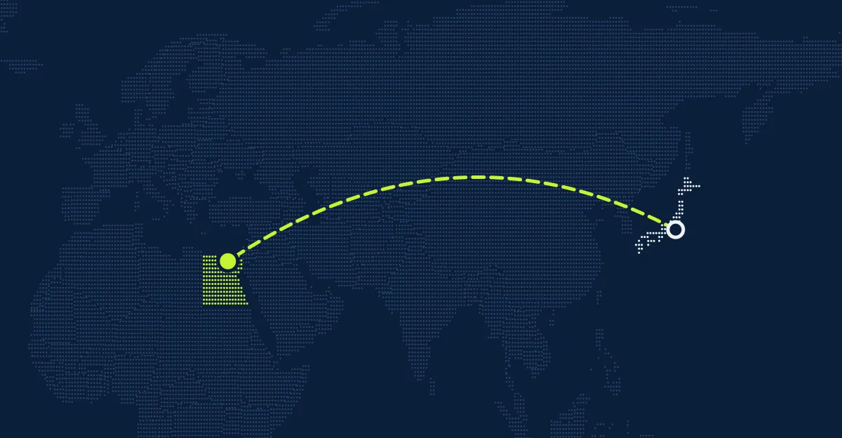 Japão → Egito