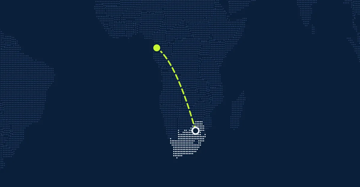 África do Sul → Guiné Equatorial