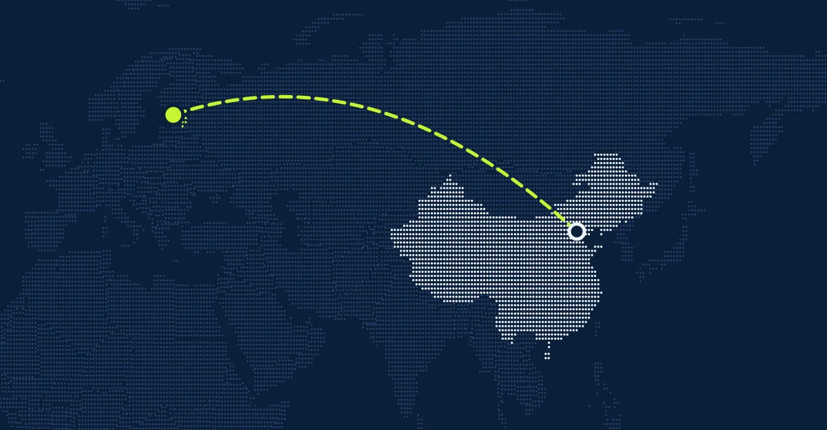 China → Estônia