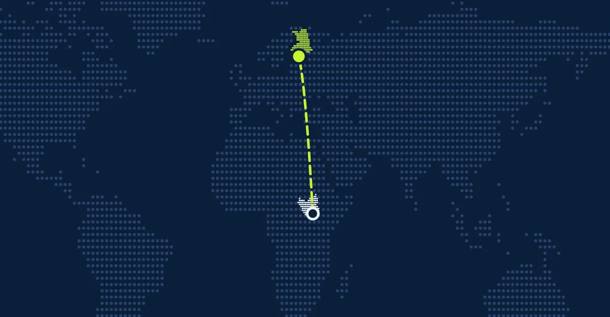 Südsudan → Finnland