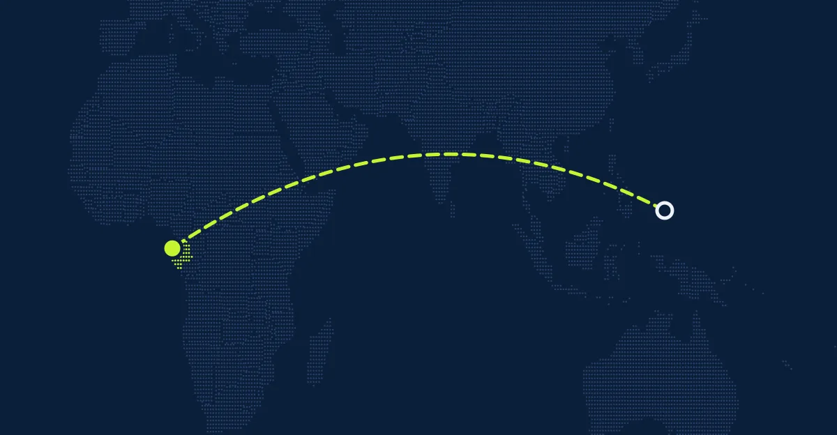 Palau → Gabão