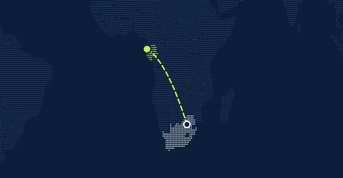Afrique du Sud → Gabon