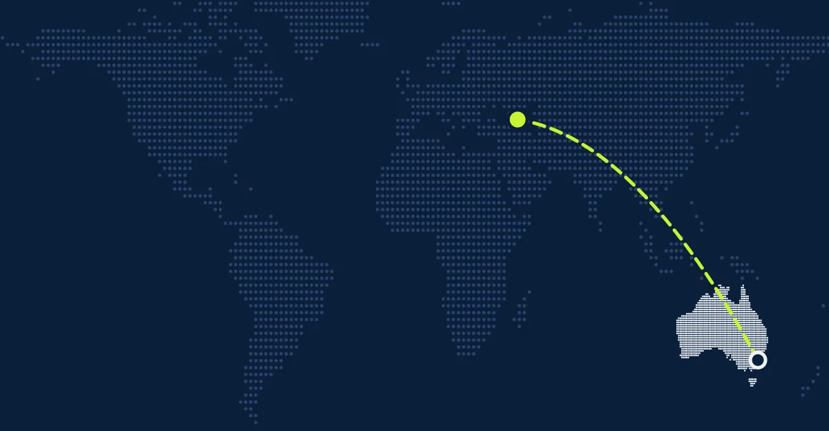 Austrália → Geórgia