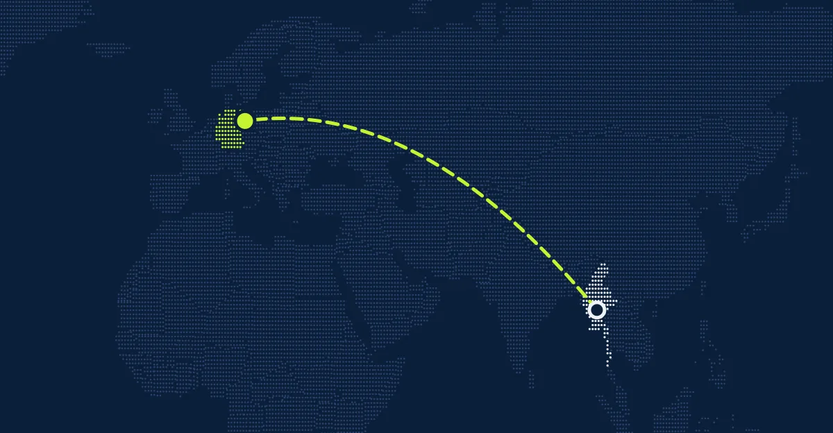 Myanmar (Birmanie) → Allemagne