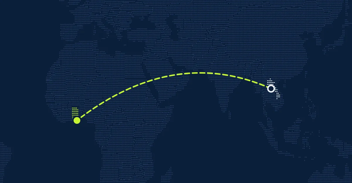 Laos → Gana