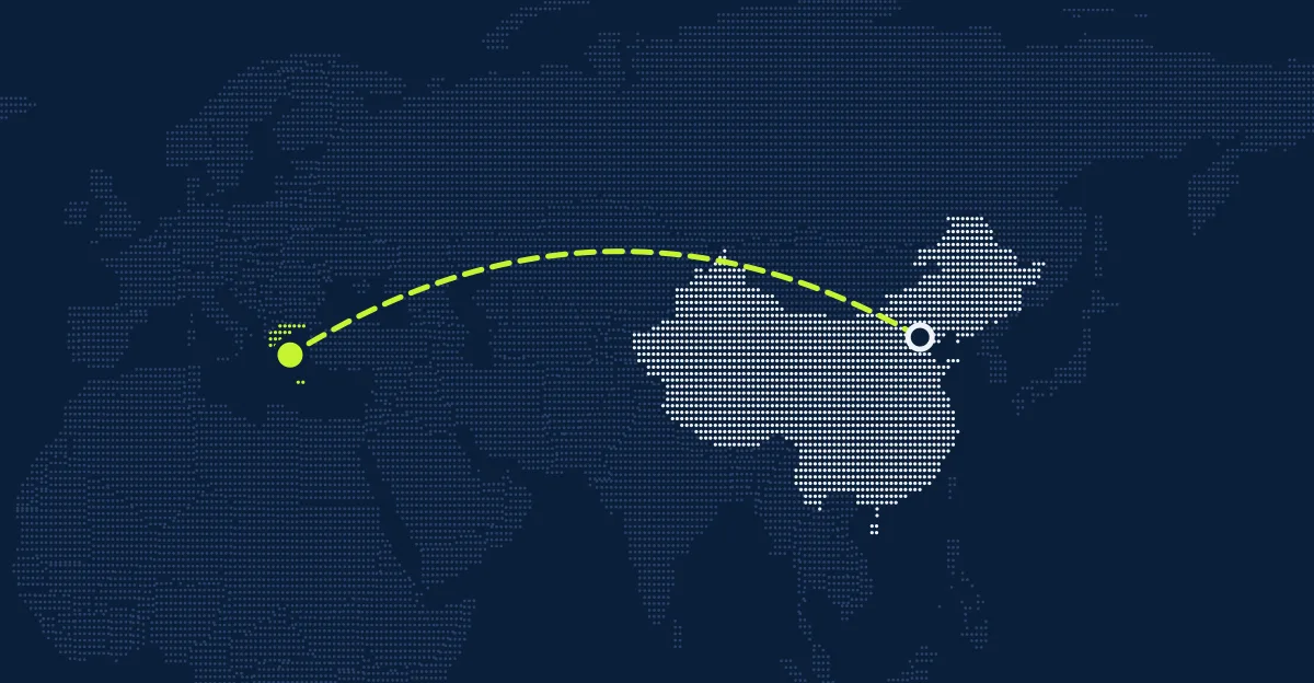China → Grécia