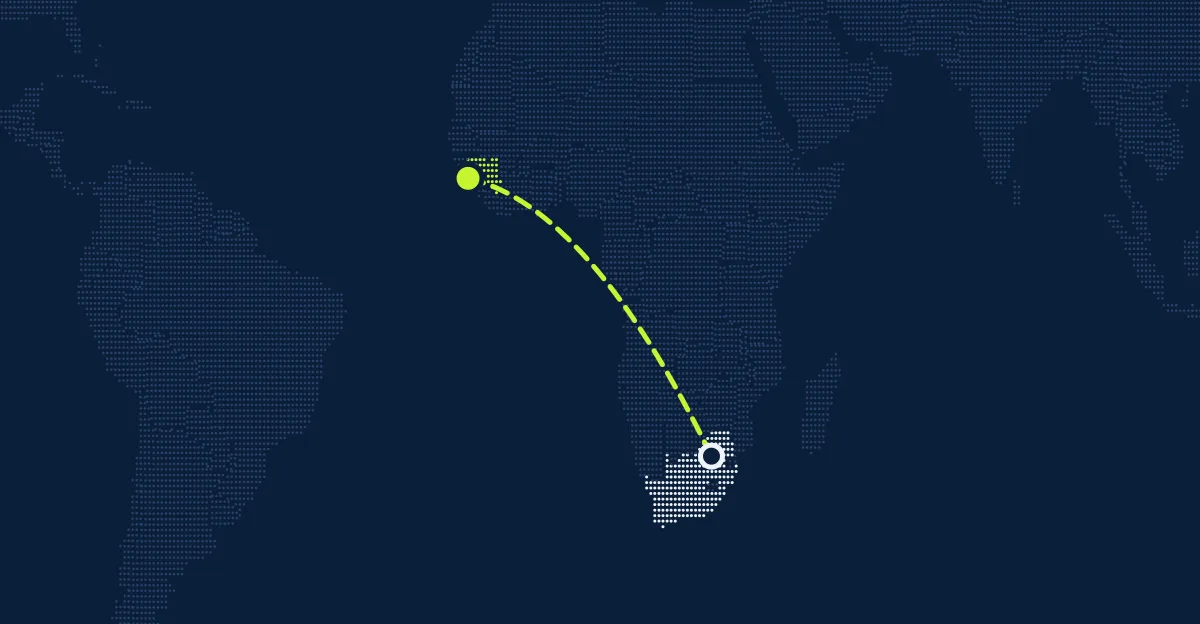 África do Sul → Guiné