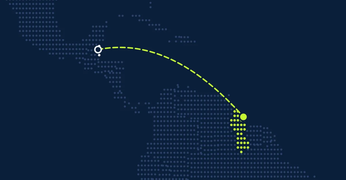 Belize → Guiana