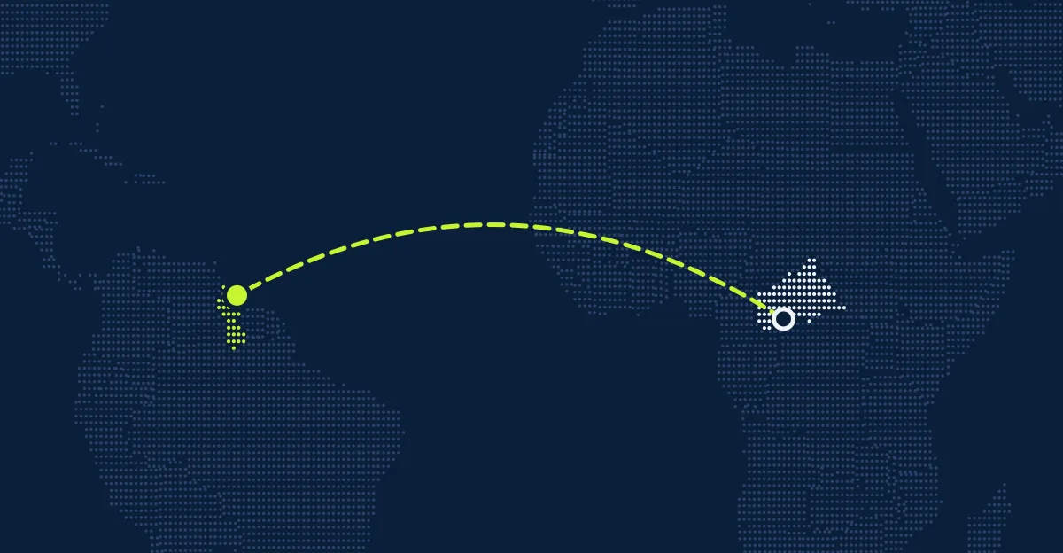 Борбордук Африка Республикасы → Гайана