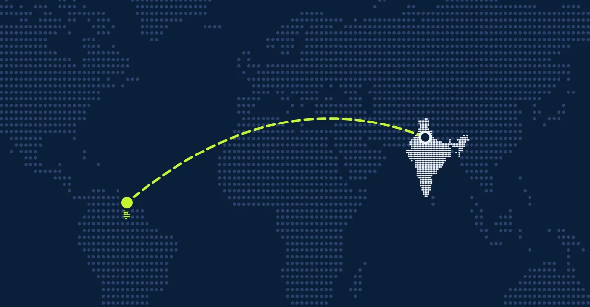 Índia → Guiana