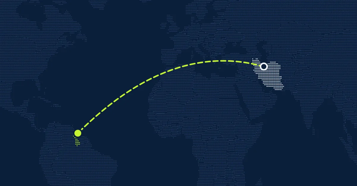 Irã → Guiana