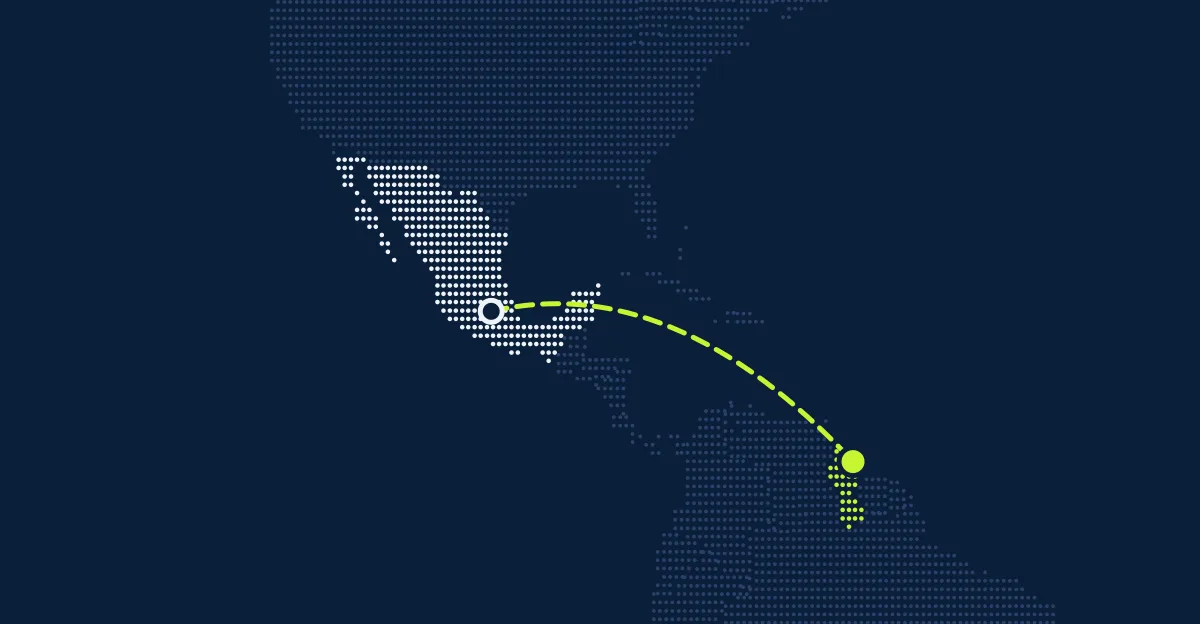 México → Guiana