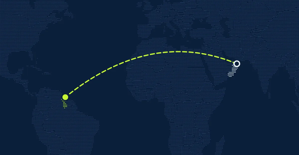 Omã → Guiana