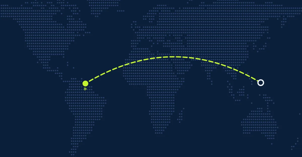Palau → Guiana
