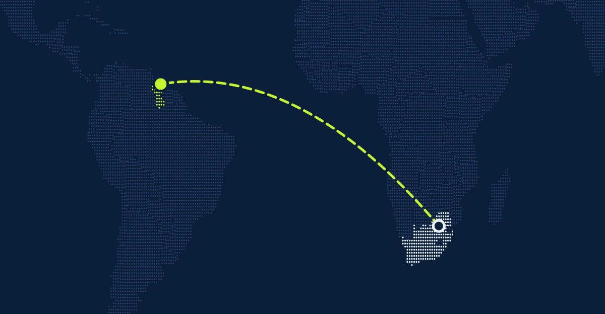 افریقای جنوبی → گویان