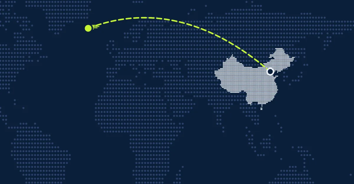 China → Islândia