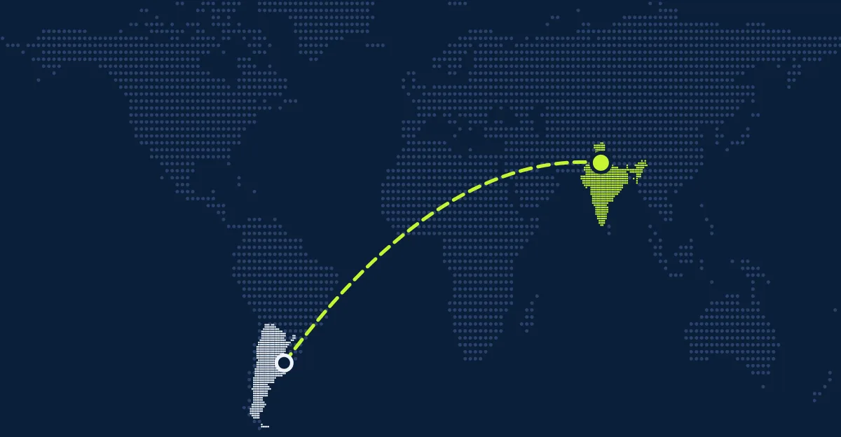 Argentina → Índia