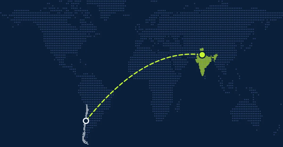 Chile → Índia