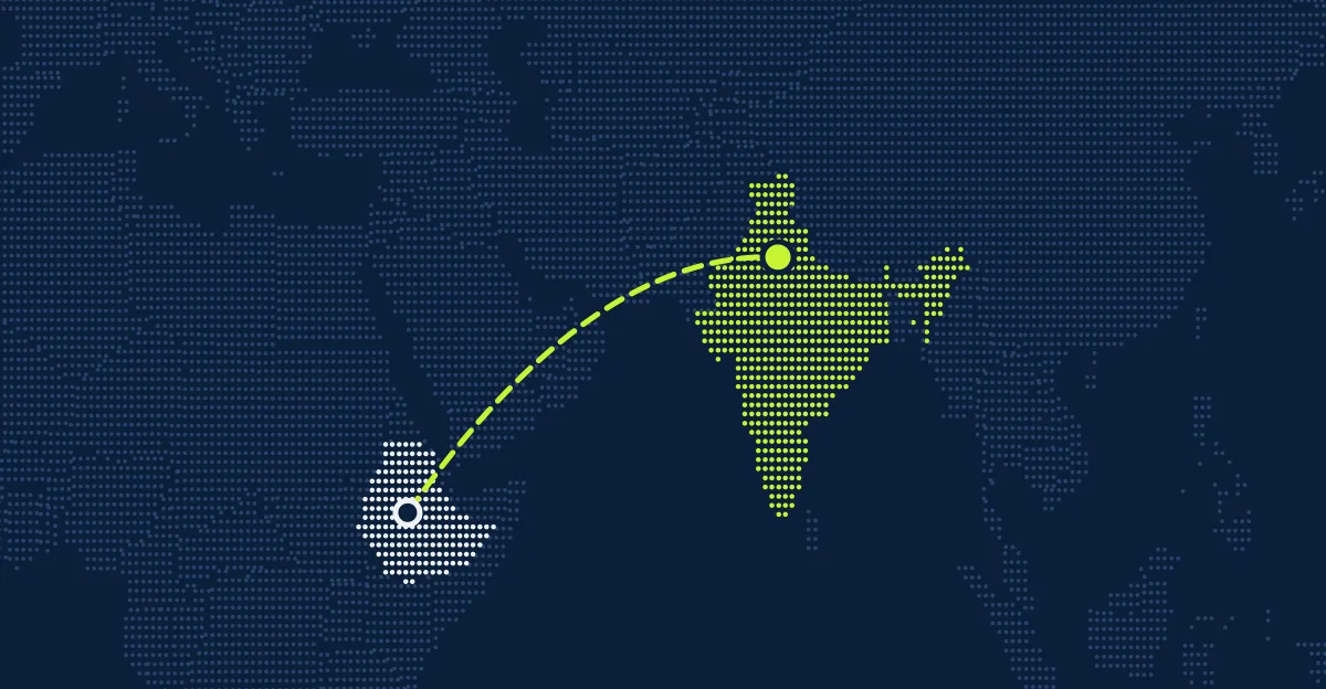 Äthiopien → Indien