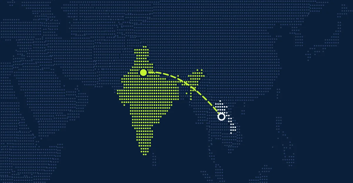 Laos → Índia