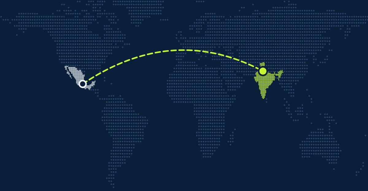 México → Índia