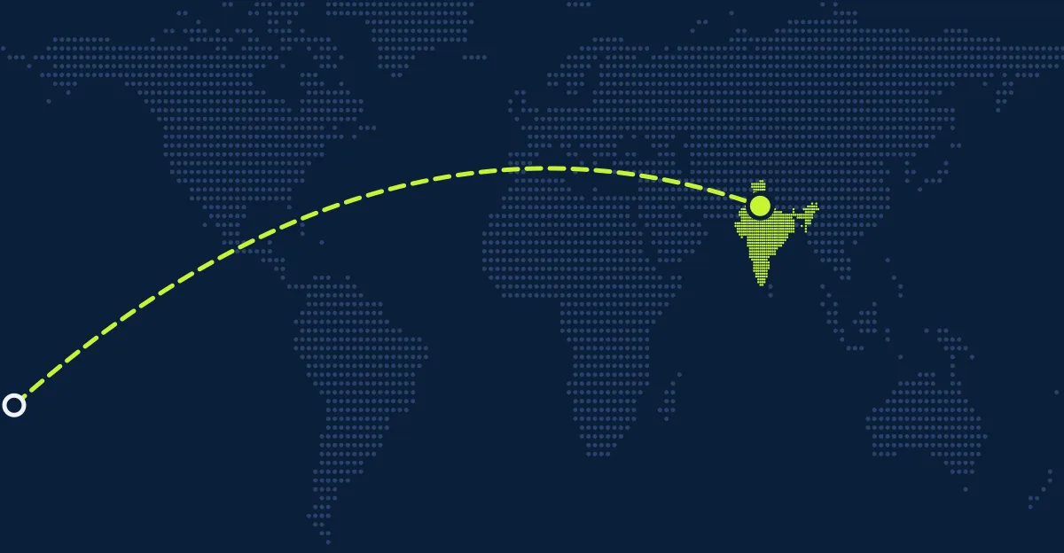 Tonga → Índia