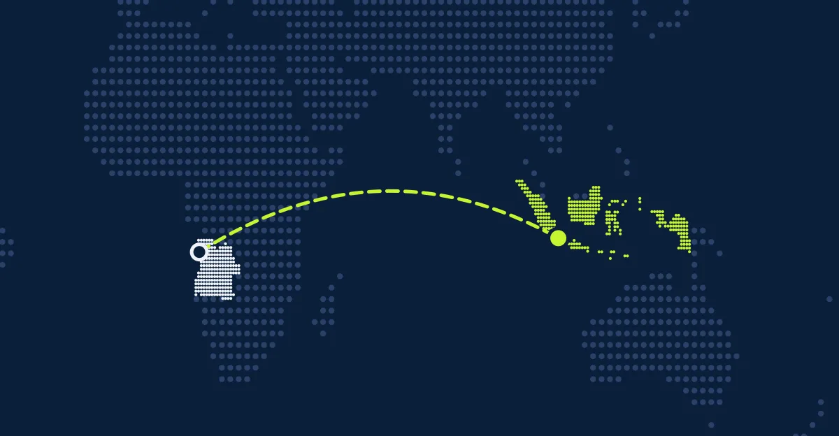 Angola → Indonesien