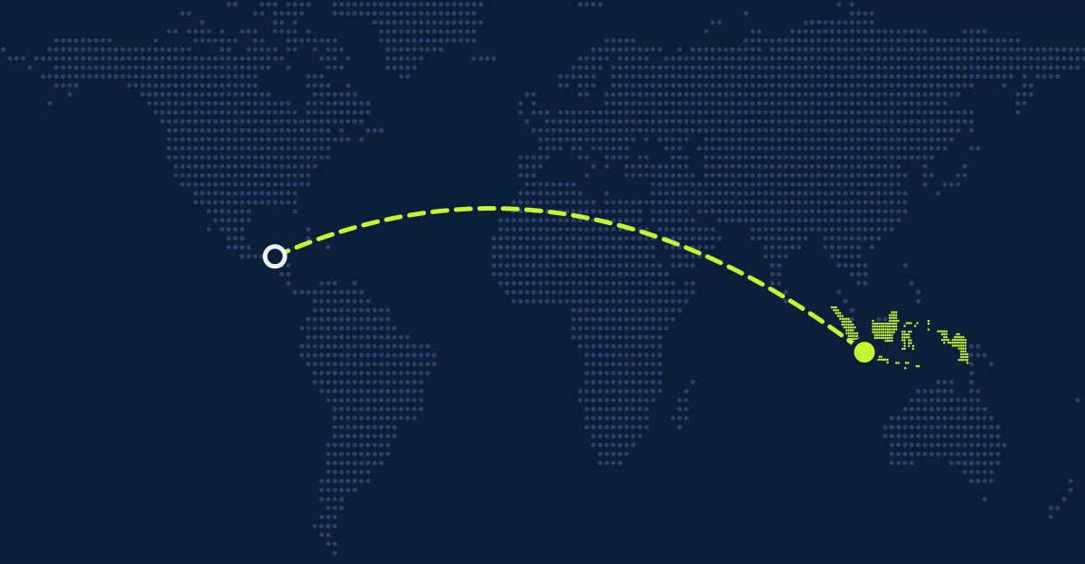 Belice → Indonesia