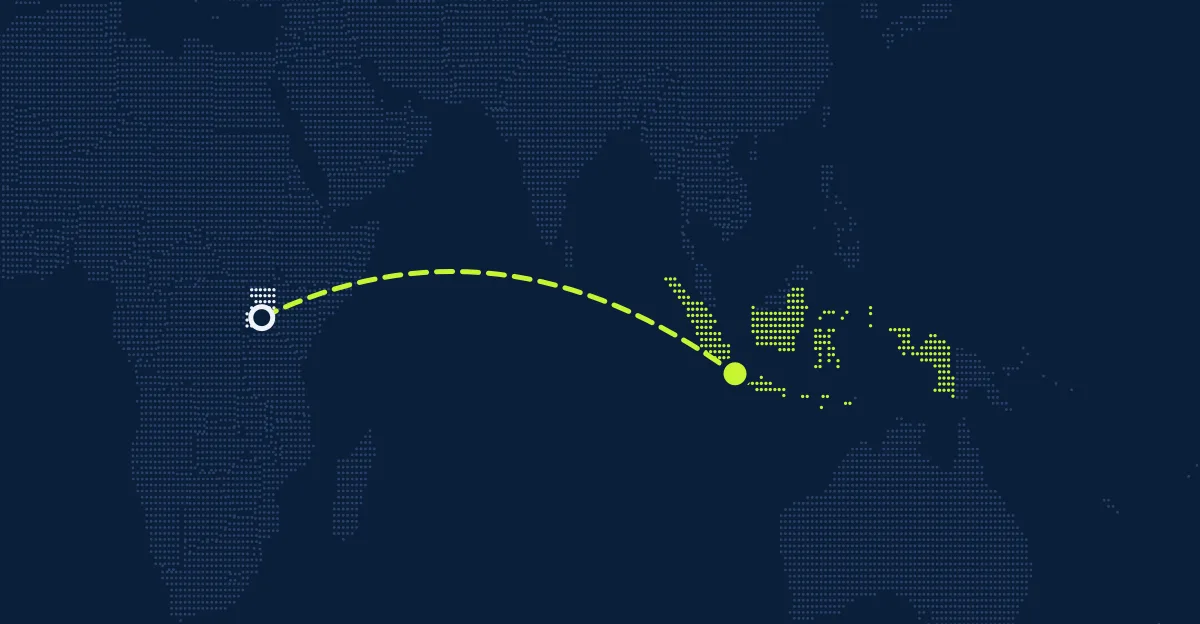 Uganda → Indonesien