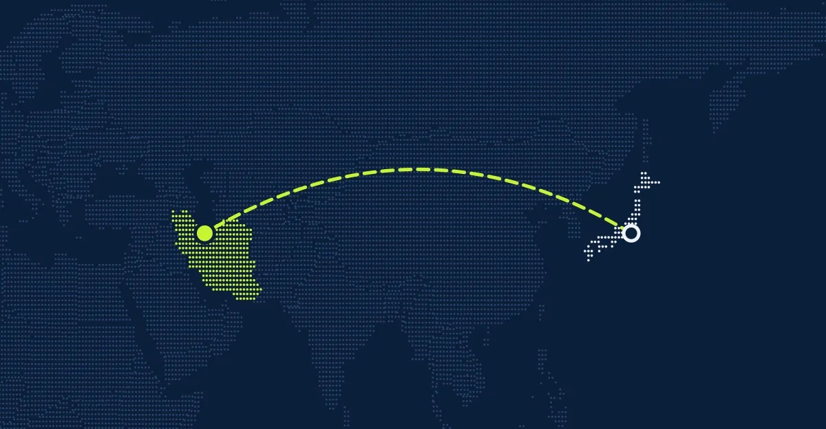 Japan → Iran