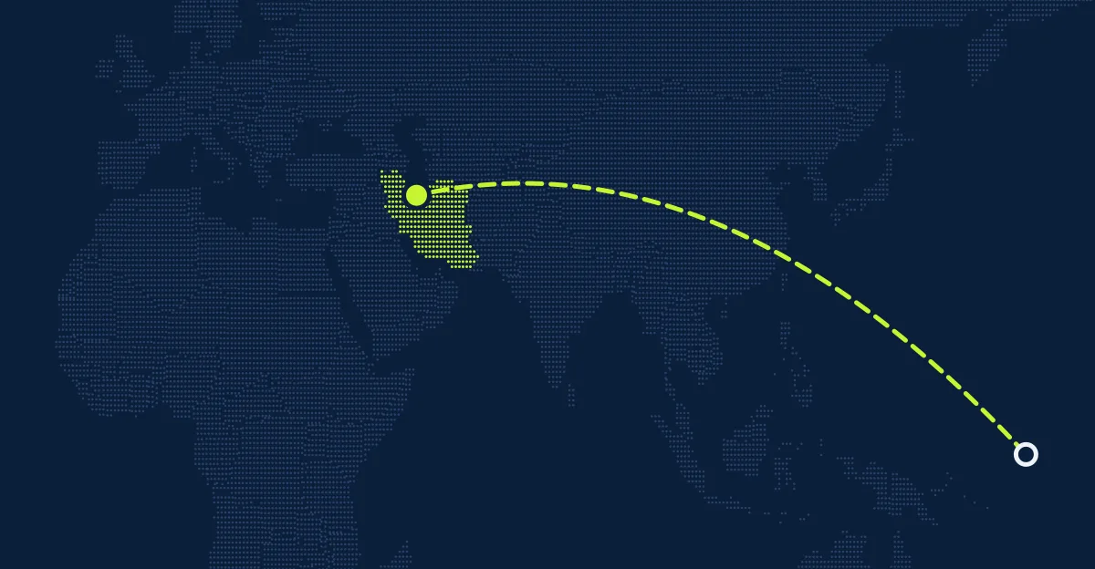 Nauru → Irã