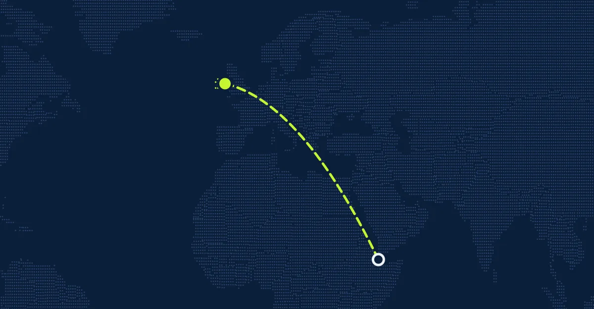 ジブチ → アイルランド