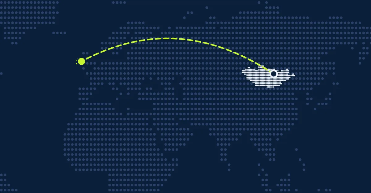 Mongólia → Irlanda