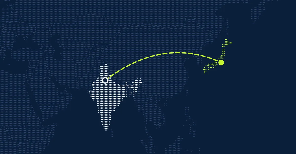 Indien → Japan