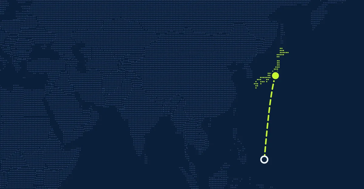 Palau → Japan