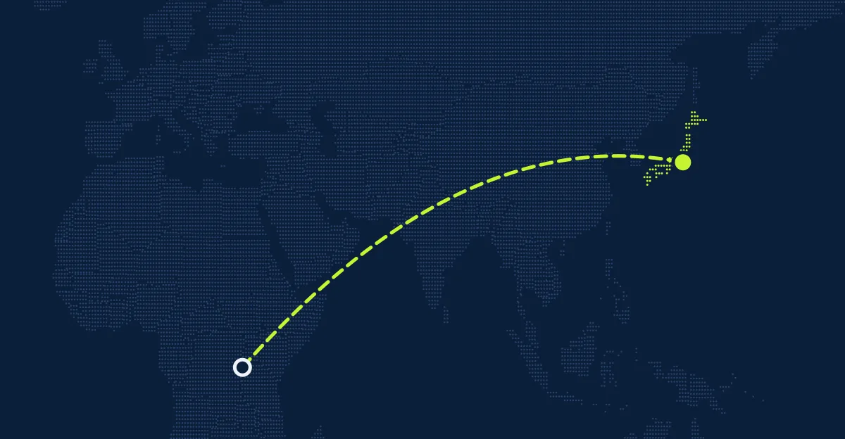 Ruanda → Japão