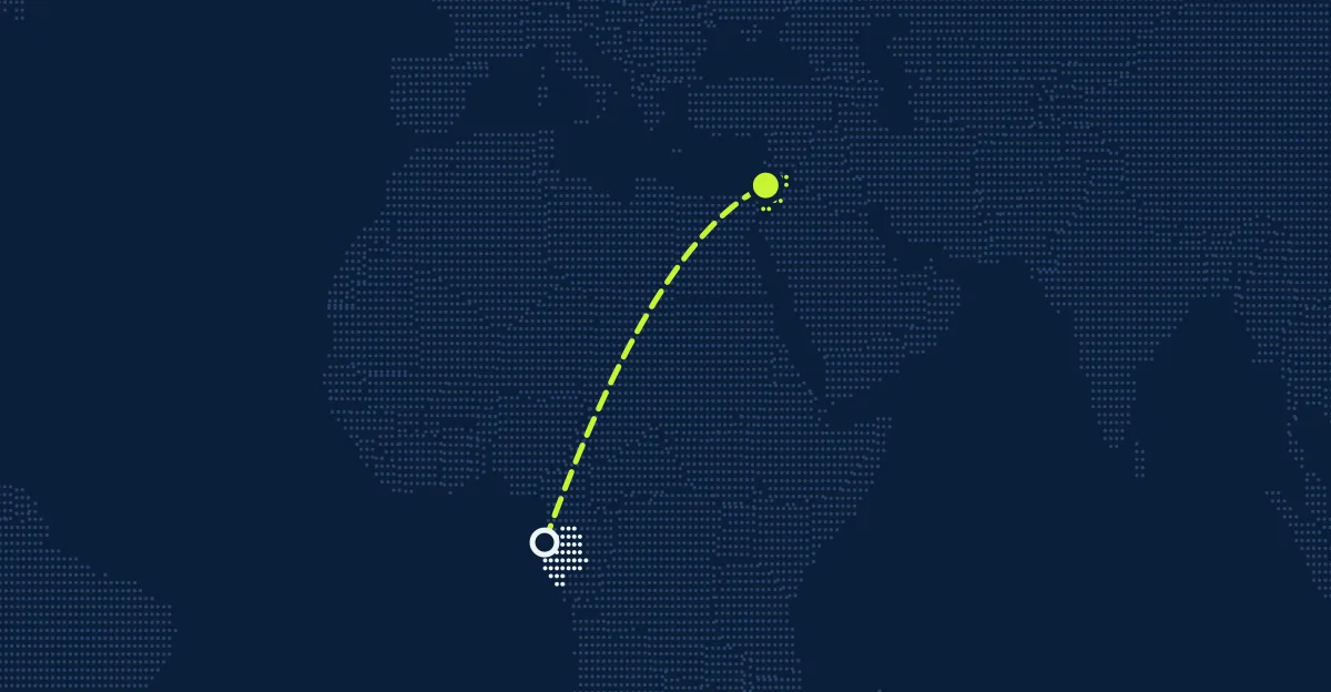 Gabon → Ürdün