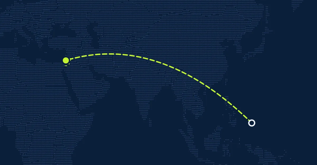 Palau → Jordanien