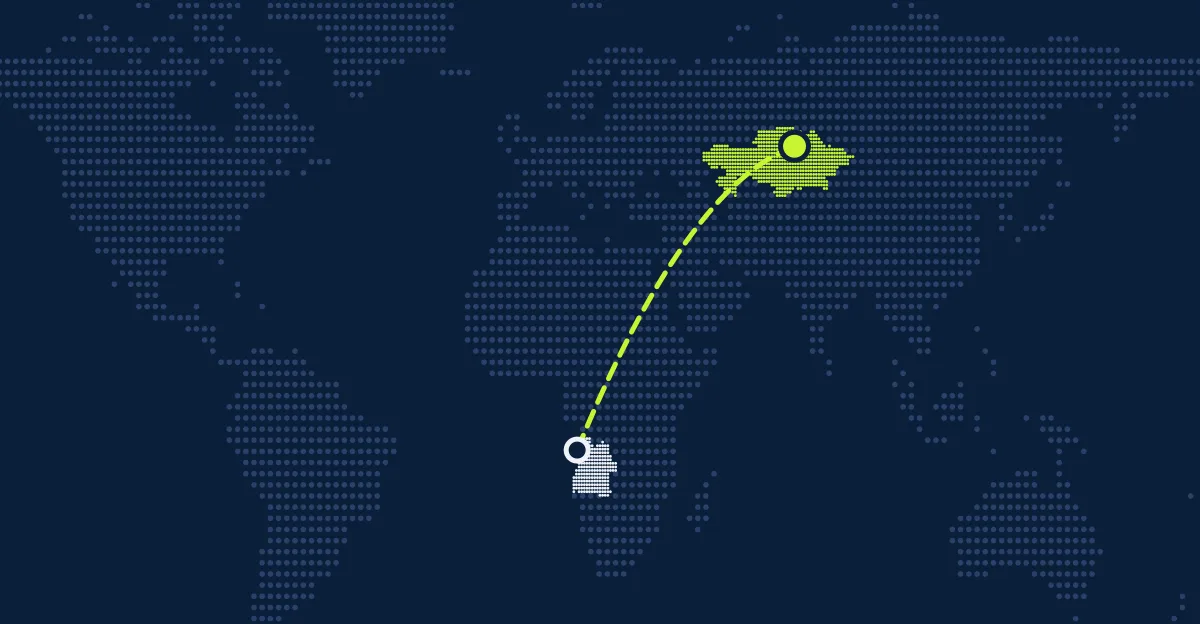 Angola → Kazakhstan