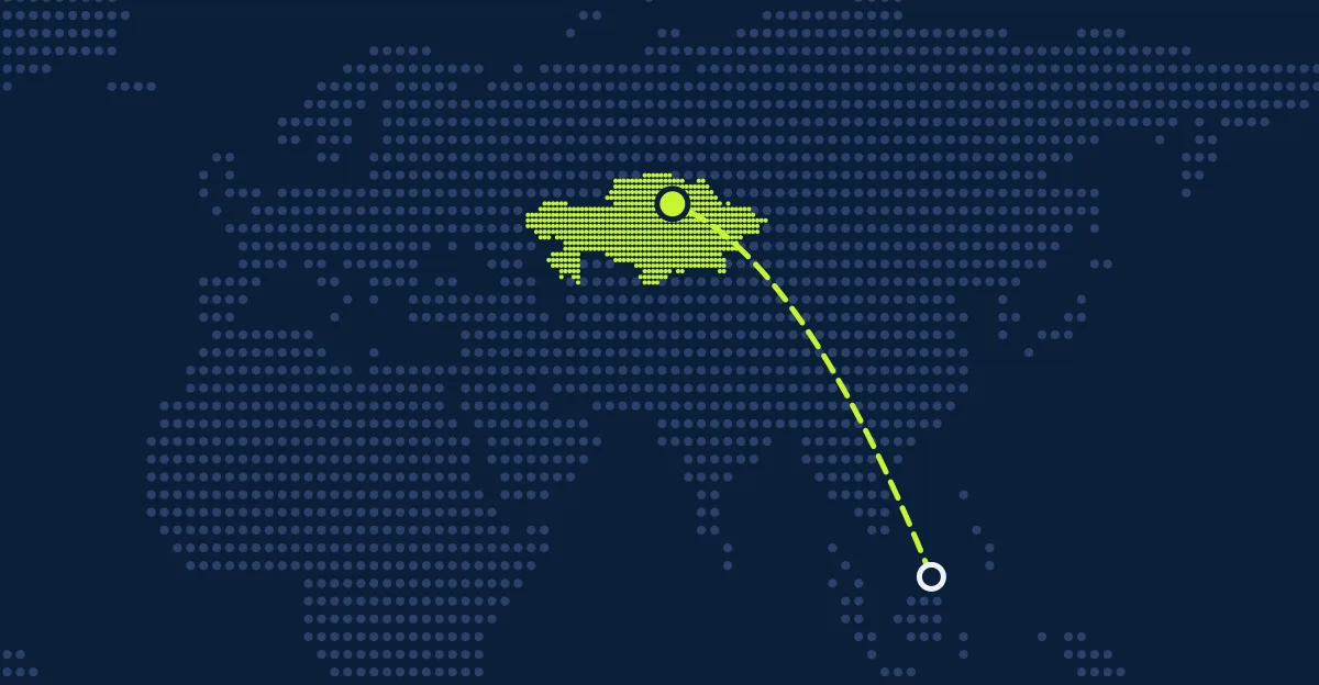 Brunei → Cazaquistão