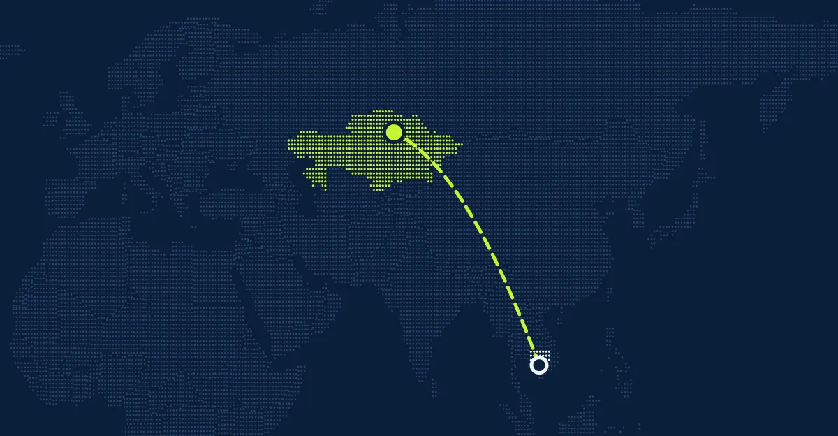 Kamboçya → Kazakistan